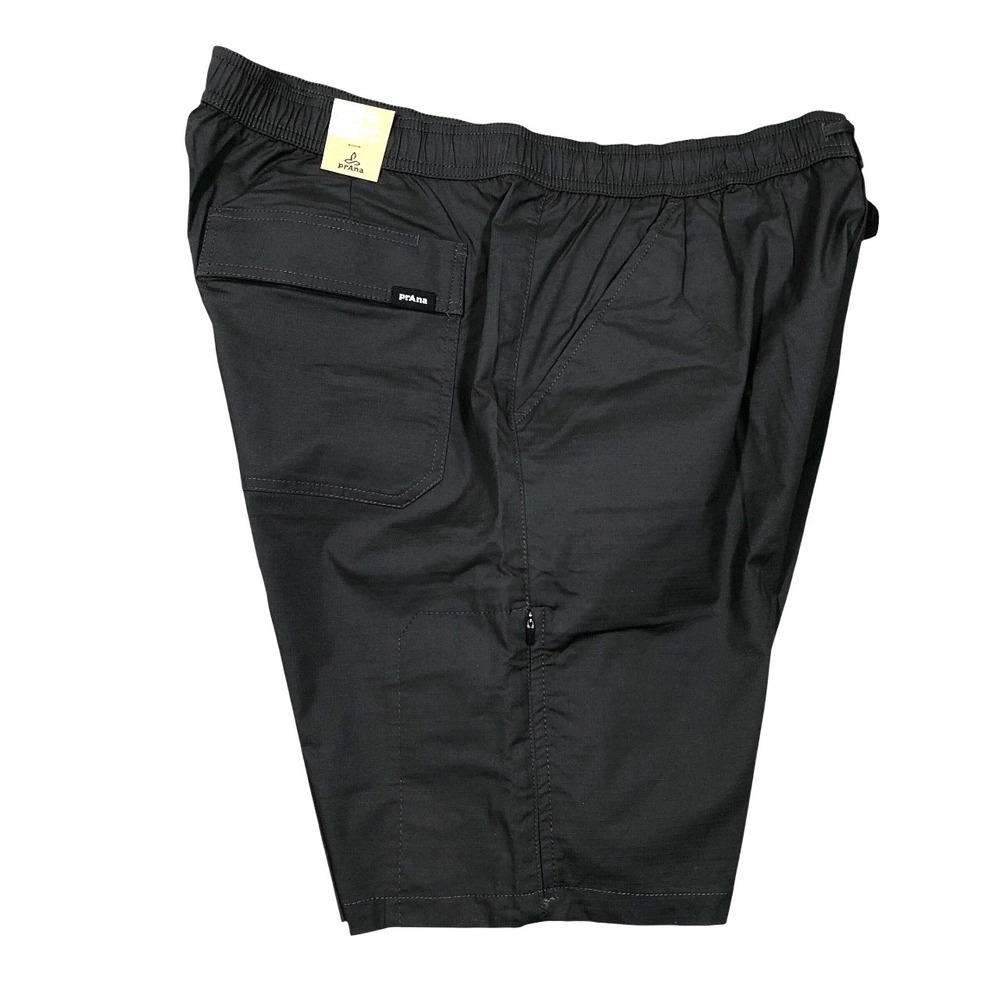 Prana Double‎ Peak Elastic Waist Shorts Mens XL Ripstop Cotton Polyester 8"